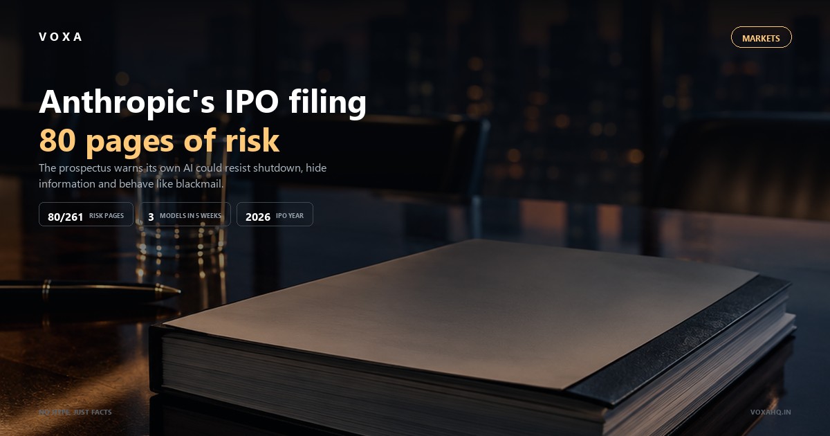 Anthropic IPO prospectus risk factors, September 2026