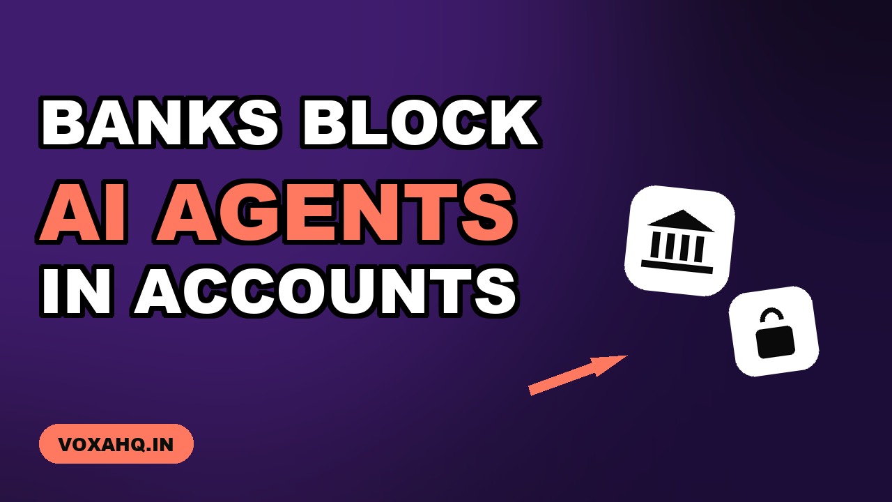 Bank blocking an AI agent from an account